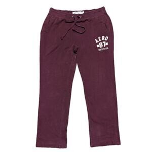 Aeropostale Aero A87 Womens Fit Sweat Pant Size XL Embroidered